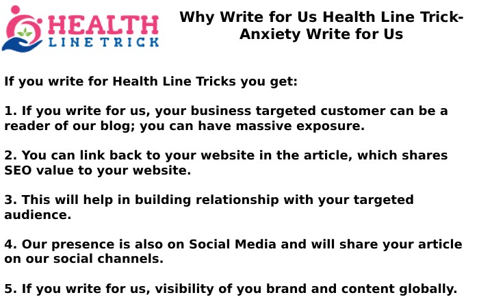 Why Write for Us Health Line Trick- Anxiety Write for Us