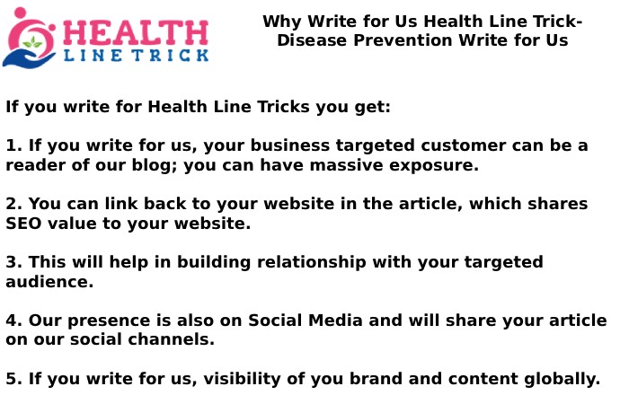 Why Write for Us Health Line Trick- Disease Prevention Write for Us
