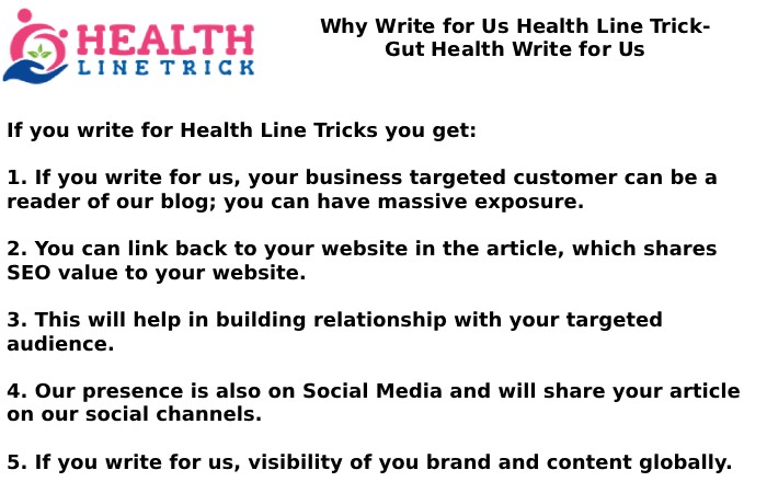 Why Write for Us Health Line Trick- Gut Health Write for Us