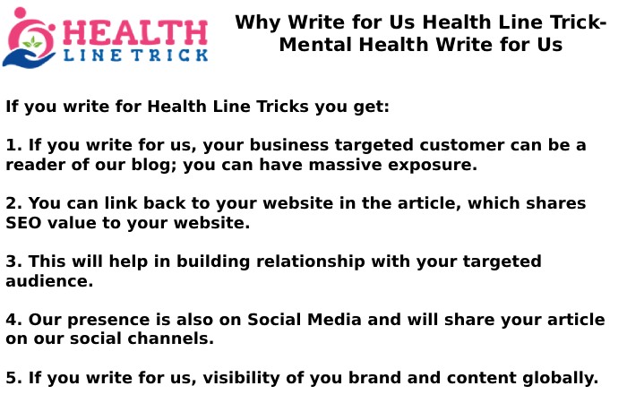 Why Write for Us Health Line Trick- Mental Health Write for Us